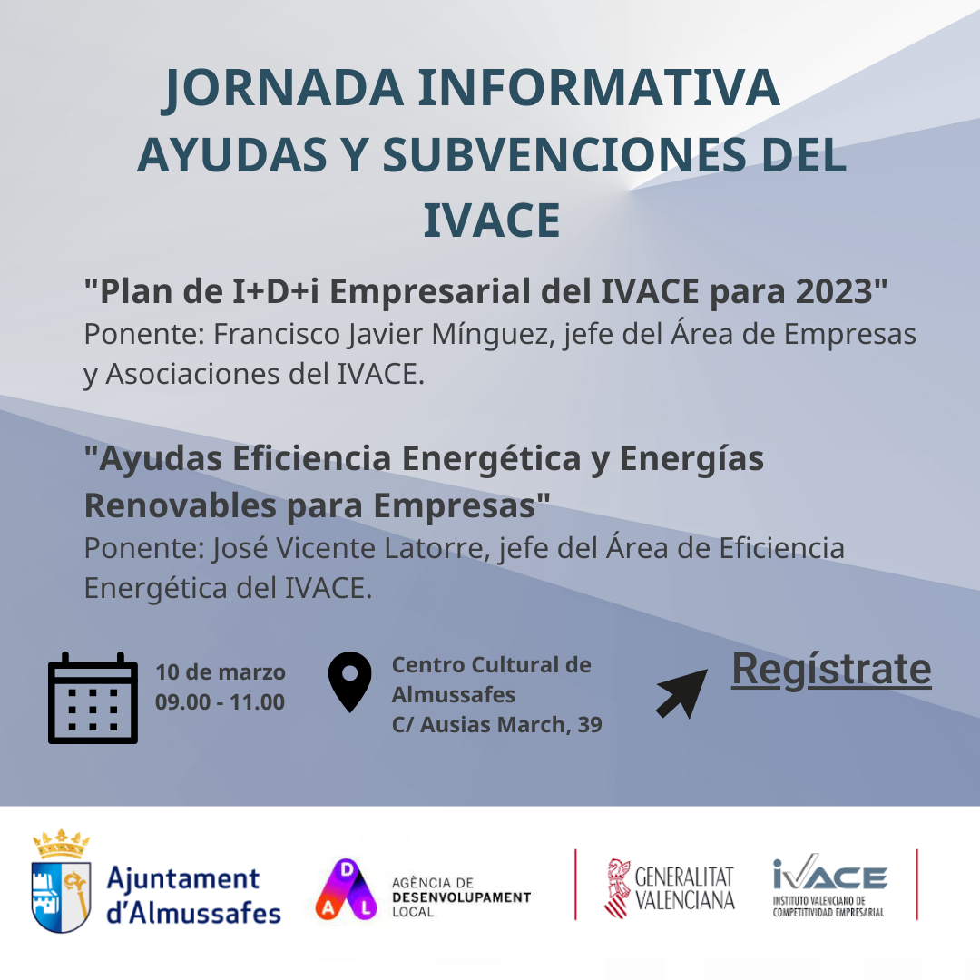 Cartel jornada IVACE
